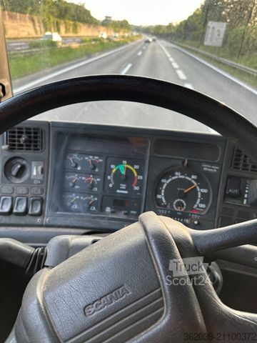 Kippers vrachtauto SCANIA 114G 380 ABSETZKIPPER TELESKOP