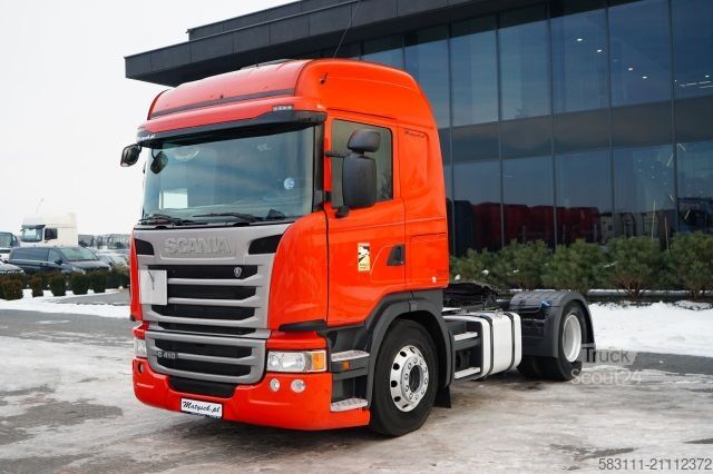 Standard dragbil SCANIA G 410 / RETARDER / HYDRAULIKA / PE?NY ADR / ALUF