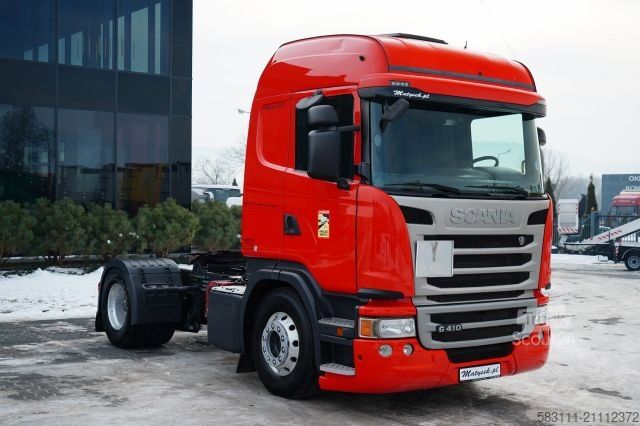 Standard dragbil SCANIA G 410 / RETARDER / HYDRAULIKA / PE?NY ADR / ALUF