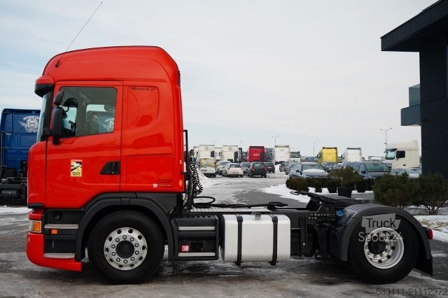 Standard dragbil SCANIA G 410 / RETARDER / HYDRAULIKA / PE?NY ADR / ALUF