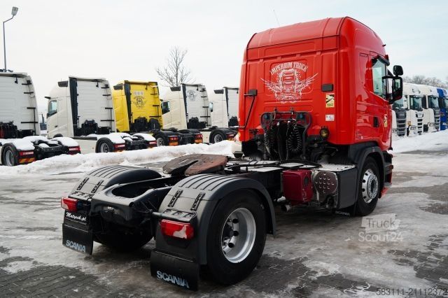 Standard dragbil SCANIA G 410 / RETARDER / HYDRAULIKA / PE?NY ADR / ALUF