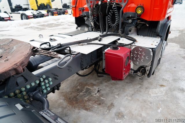 Standard dragbil SCANIA G 410 / RETARDER / HYDRAULIKA / PE?NY ADR / ALUF