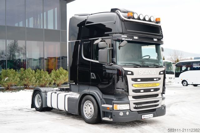 Standard dragbil SCANIA R 410 / MEGA / RETARDER / I-PARK COOL / TOPLINE