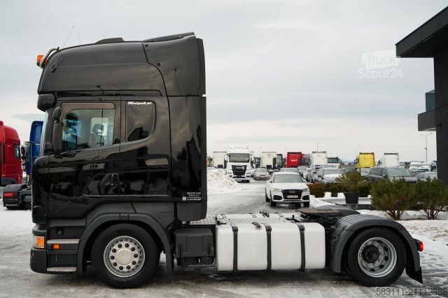 Standard dragbil SCANIA R 410 / MEGA / RETARDER / I-PARK COOL / TOPLINE