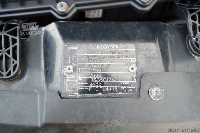 Furgoneta frigorífica IVECO DAILY 35-160 / KONTENER 4,3 M / WINDA-750kg / BL