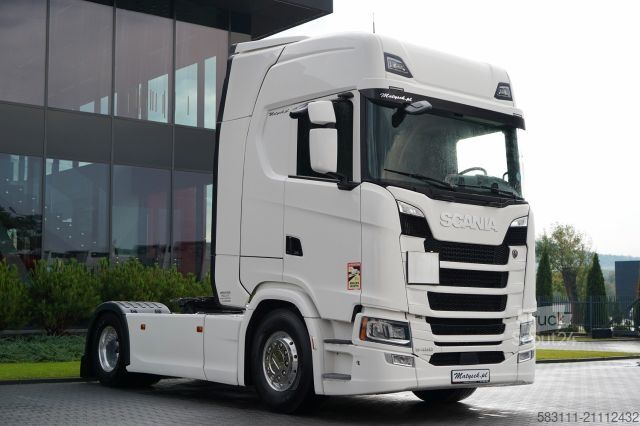 Standard dragbil SCANIA S 450 / RETARDER / I-PARK COOL   / ALUFELGI /