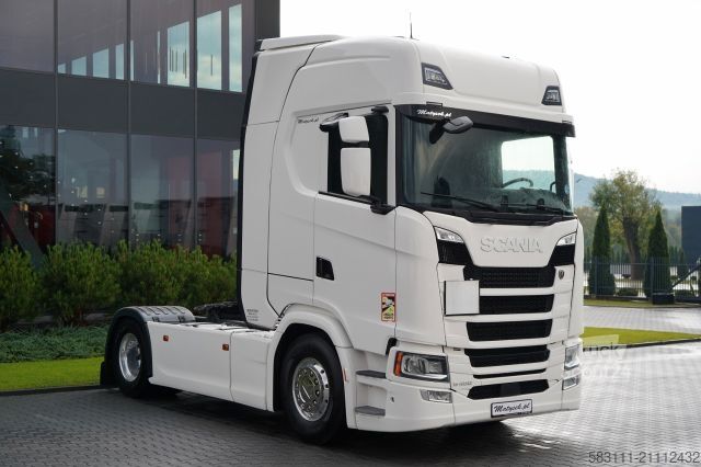 Standard dragbil SCANIA S 450 / RETARDER / I-PARK COOLÂ Â / ALUFELGI /