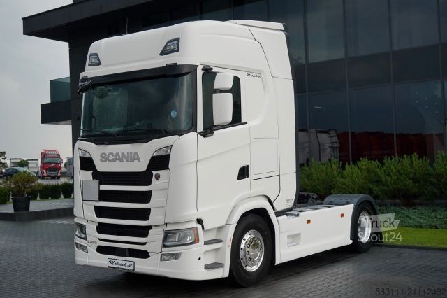 Standard dragbil SCANIA S 450 / RETARDER / I-PARK COOL   / ALUFELGI /
