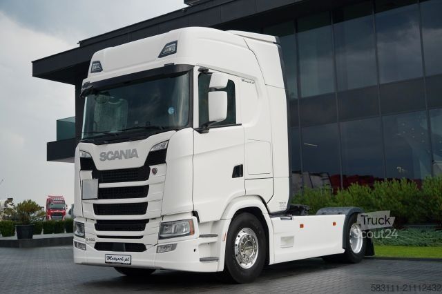 Standard dragbil SCANIA S 450 / RETARDER / I-PARK COOL   / ALUFELGI /