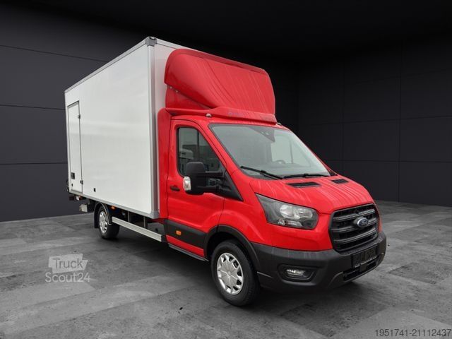 Vrachtwagen met bakwagen FORD Transit Koffer LBW Tür Klima 4,48mx2,30mx2,14m