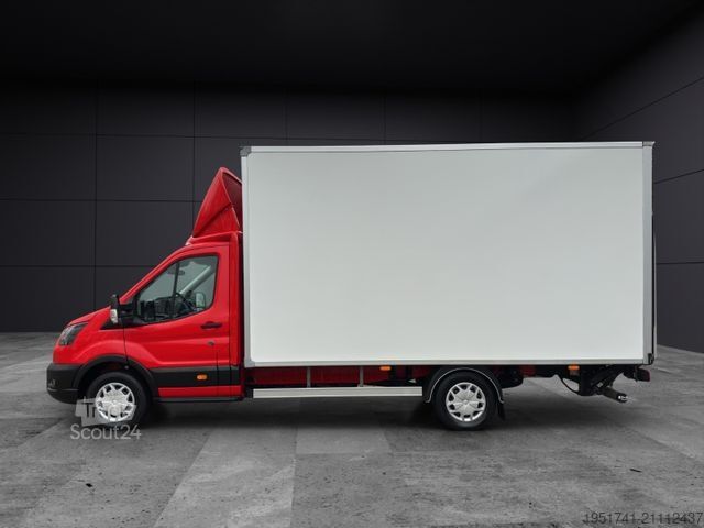Vrachtwagen met bakwagen FORD Transit Koffer LBW Tür Klima 4,48mx2,30mx2,14m
