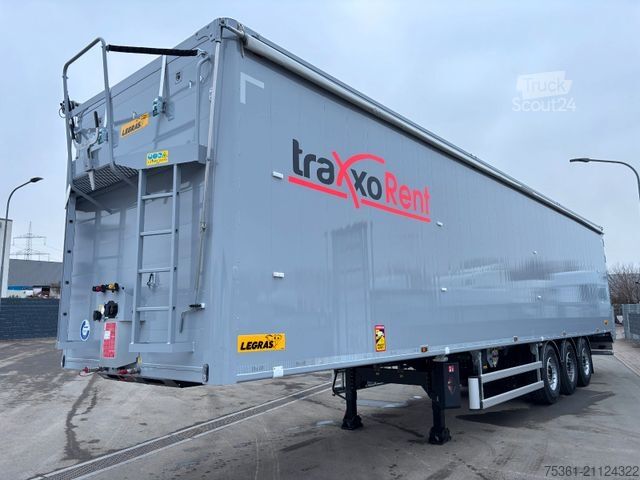 Auflieger mit Walkingfloor LEGRAS SBS 2220 Schubboden 90 m3 SAF Liftachse