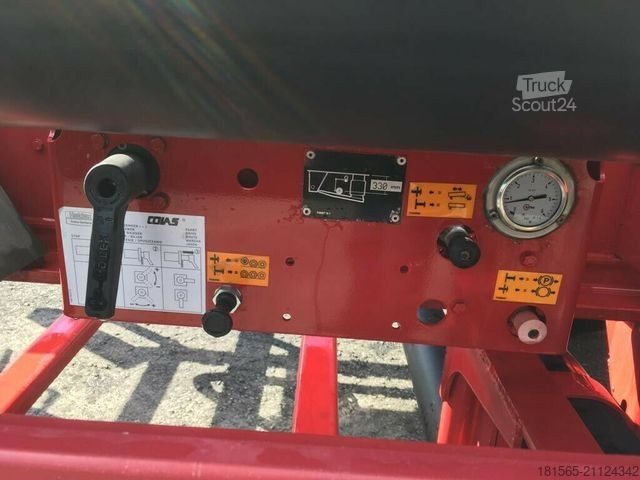 Silo semitrailer BENALU 30 Fuss Silo Kippchassi