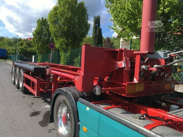 Silo semitrailer BENALU 30 Fuss Silo Kippchassi