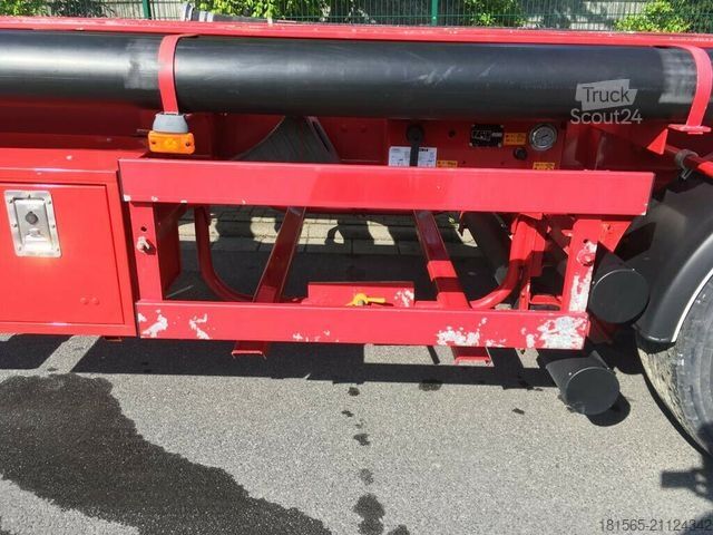 Silo semitrailer BENALU 30 Fuss Silo Kippchassi