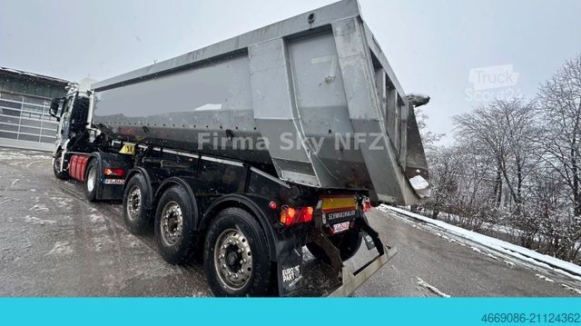 Tipper semitrailer SCHWARZMÜLLER Sk alu Mulde Stahl Boden BPW Top Zustand