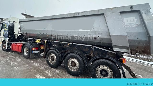 Tipper semitrailer SCHWARZMÜLLER Sk alu Mulde Stahl Boden BPW Top Zustand