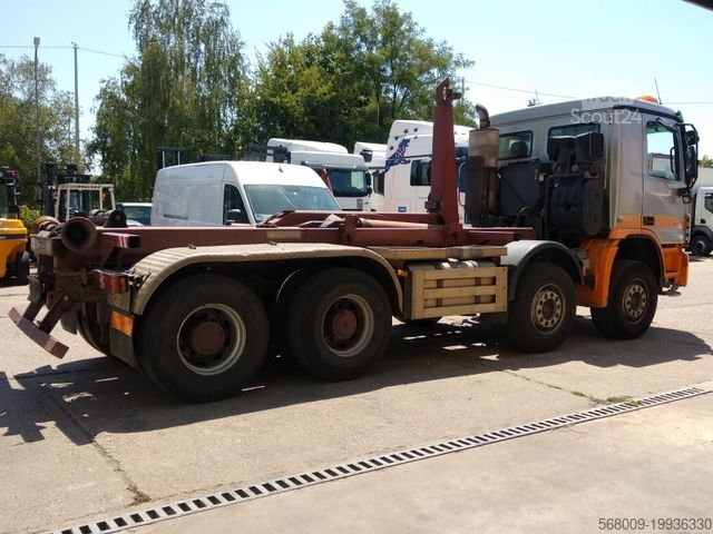 Kanca kasalı yük kamyonu (roll-off) MERCEDES-BENZ ACTROS 3246, 8x4, Abrollkipper