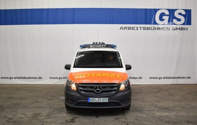 Camion de pompiers MERCEDES-BENZ Vito 4x4 Notarzt Einsatzfahrzeug NEF