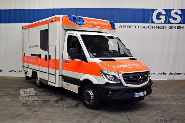Camion de pompiers MERCEDES-BENZ Mercedes Benz Sprinter RTW Rettungswagen