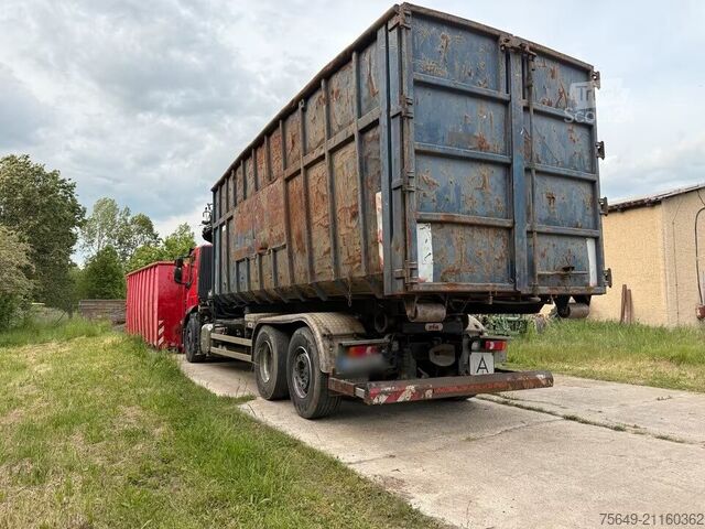 Φορτηγό γερανός roll-off Iveco-Magirus Stralis AD260S46Y/PS 6x2 Stralis AD260S46Y/PS 6x2, Lenk-/Lift, Kran Hyva HZR150Z