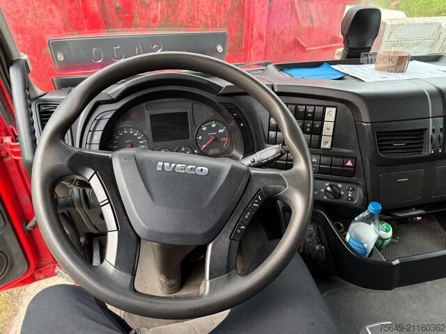 Φορτηγό γερανός roll-off Iveco-Magirus Stralis AD260S46Y/PS 6x2 Stralis AD260S46Y/PS 6x2, Lenk-/Lift, Kran Hyva HZR150Z