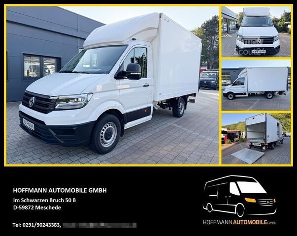Dėžinis furgonas VOLKSWAGEN Crafter Koffer 3,5t Ladebordwand *AHK 3t*