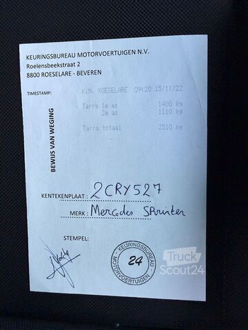 Kassevogn MERCEDES-BENZ Sprinter 319 CDI V6 Kasten 3,5t RWD L3H2