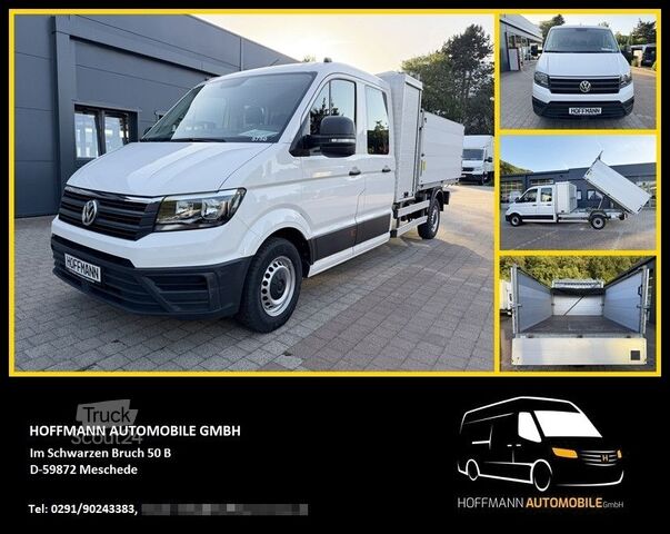 Самосвален ван VOLKSWAGEN Crafter Kipper 35 DOKA + Werkzeugbox lang FWD