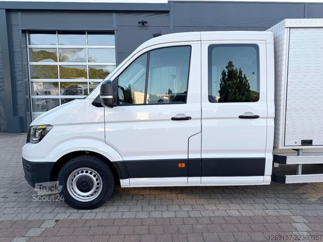 Самосвален ван VOLKSWAGEN Crafter Kipper 35 DOKA + Werkzeugbox lang FWD