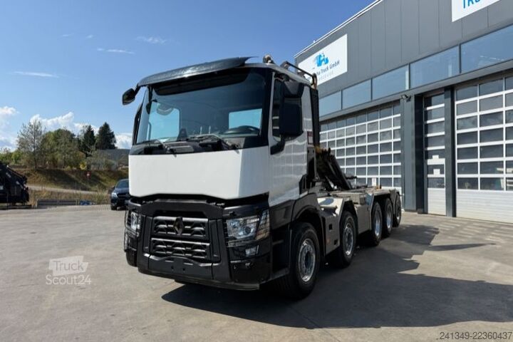 Kanca kasalı yük kamyonu (roll-off) RENAULT C520 10x4 Moser