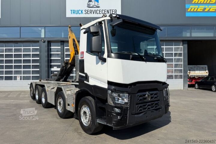 Kanca kasalı yük kamyonu (roll-off) RENAULT C520 10x4 Moser