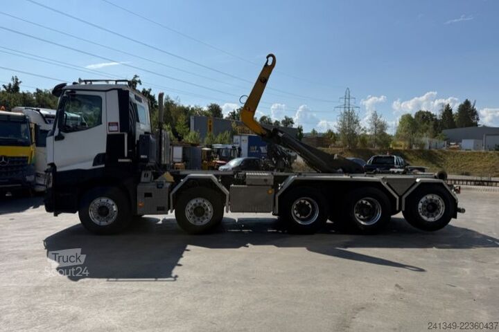 Kanca kasalı yük kamyonu (roll-off) RENAULT C520 10x4 Moser
