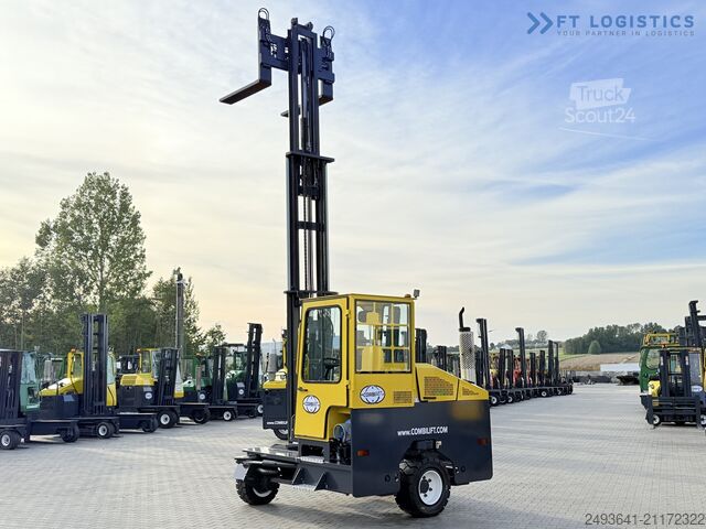 Carretilla retráctil de 4 vías Combilift C5000XL GAS TRIPLEX 6000 EXTENDABLE FORK