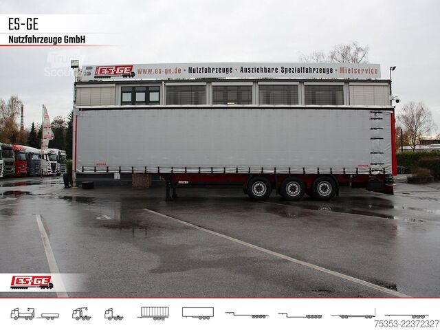 Ανοιχτό ημιρυμουλκούμενο με μουσαμά KÖGEL 3-Achs-Cargo-Coil-Pritschensattelanhänger