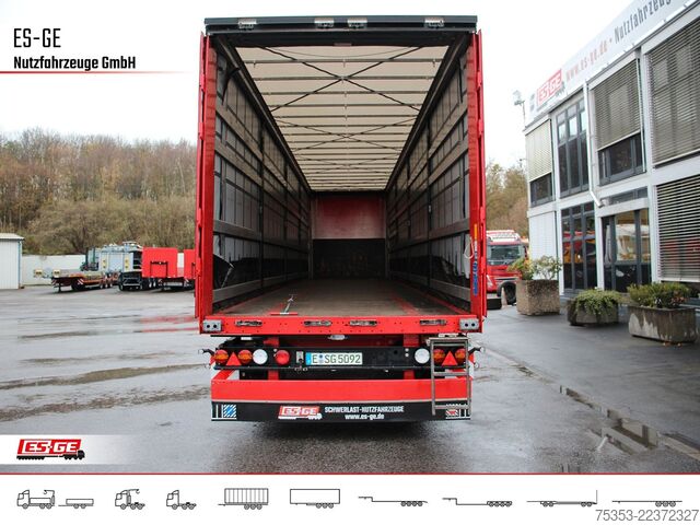 Ανοιχτό ημιρυμουλκούμενο με μουσαμά KÖGEL 3-Achs-Cargo-Coil-Pritschensattelanhänger