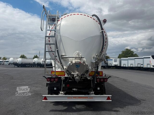 Semi-remorque silo FELDBINDER KIP  45.3 Tipping 2x Lift, Zucker