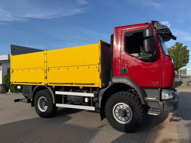 Platforminis sunkvežimis RENAULT Midlum 280 DXI 4x4 Pritsche+LBW/BLATTFEDERUNG