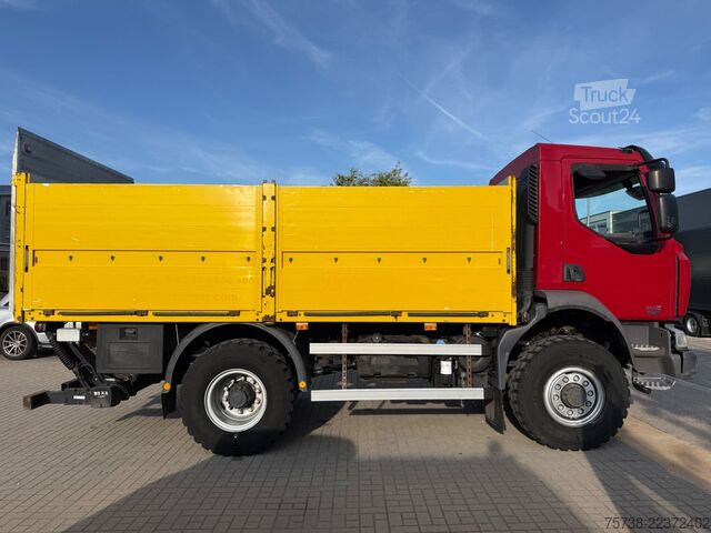 Platforminis sunkvežimis RENAULT Midlum 280 DXI 4x4 Pritsche+LBW/BLATTFEDERUNG