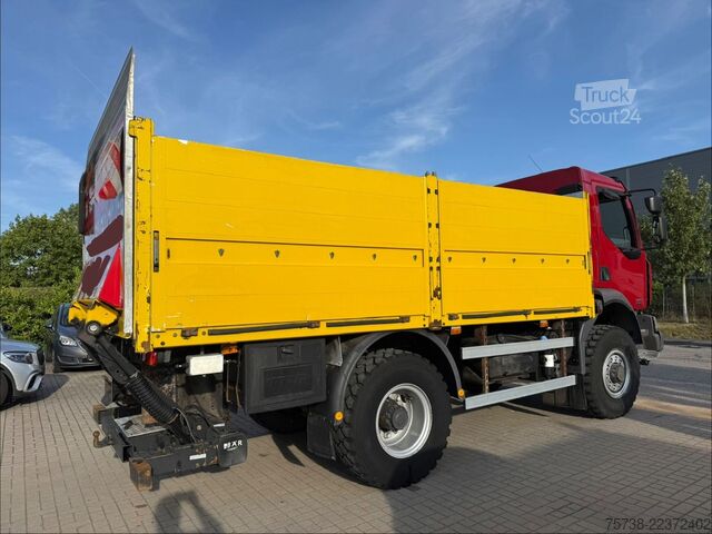 Platforminis sunkvežimis RENAULT Midlum 280 DXI 4x4 Pritsche+LBW/BLATTFEDERUNG
