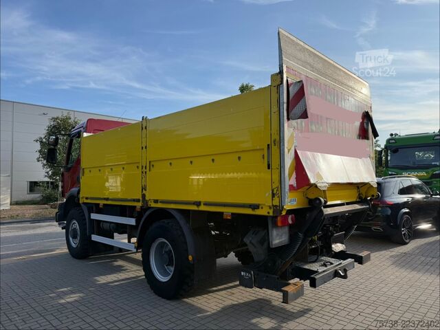 Platforminis sunkvežimis RENAULT Midlum 280 DXI 4x4 Pritsche+LBW/BLATTFEDERUNG