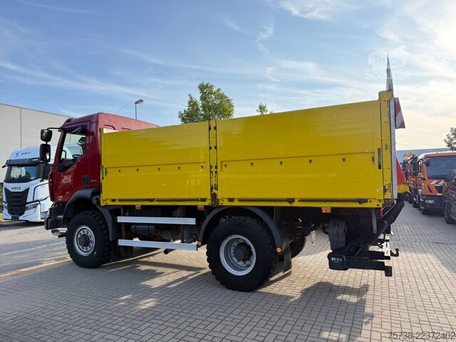 Platforminis sunkvežimis RENAULT Midlum 280 DXI 4x4 Pritsche+LBW/BLATTFEDERUNG