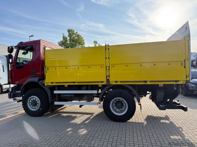 Platforminis sunkvežimis RENAULT Midlum 280 DXI 4x4 Pritsche+LBW/BLATTFEDERUNG