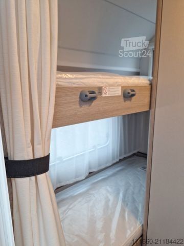 Caravane BÜRSTNER Premio Life 490 TK Etagenbetten, 1500kg