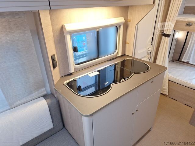 Caravane BÜRSTNER Premio Life 490 TK Etagenbetten, 1500kg