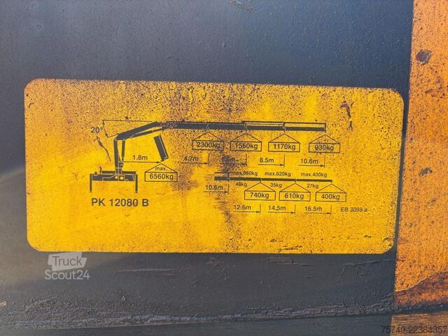 Hakenarmsystem MAN F 2000 28.364 + PALFINGER PK 12080 3X EXT + man...