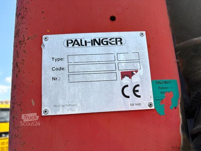 Hakenarmsystem MAN F 2000 28.364 + PALFINGER PK 12080 3X EXT + man...