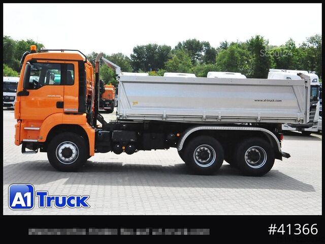 Háromirányú billenő teherautó MAN TGS 26,460, 6x6H, Meiller 3 Seitenkipper,