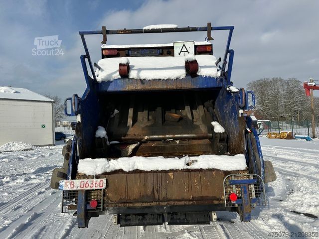 Garbage truck MAN TGS 26.320 / Haller M22 X 1 + Schüttung / Sperr