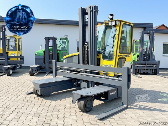 Wózek widłowy czterokierunkowy Combilift C4000ET TRIPLEX 6350 WIDE FORK POSITIONE